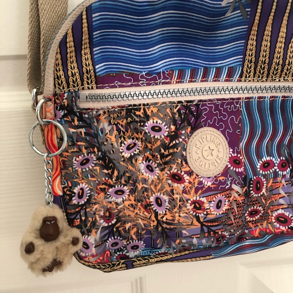 Kipling Crossbody Purse Unique Pattern - image 2